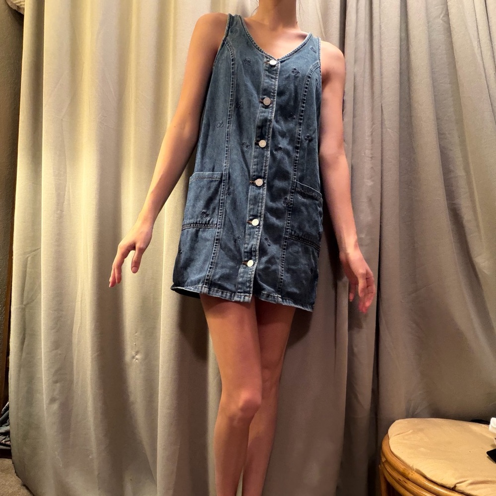 Sincerely Jules Blue Denim Sleeveless Dress
